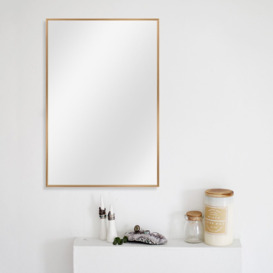 Metal Framed Wall Mounted Bathroom / Vanity Mirror