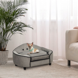 Quintin Dog Sofa in Grey