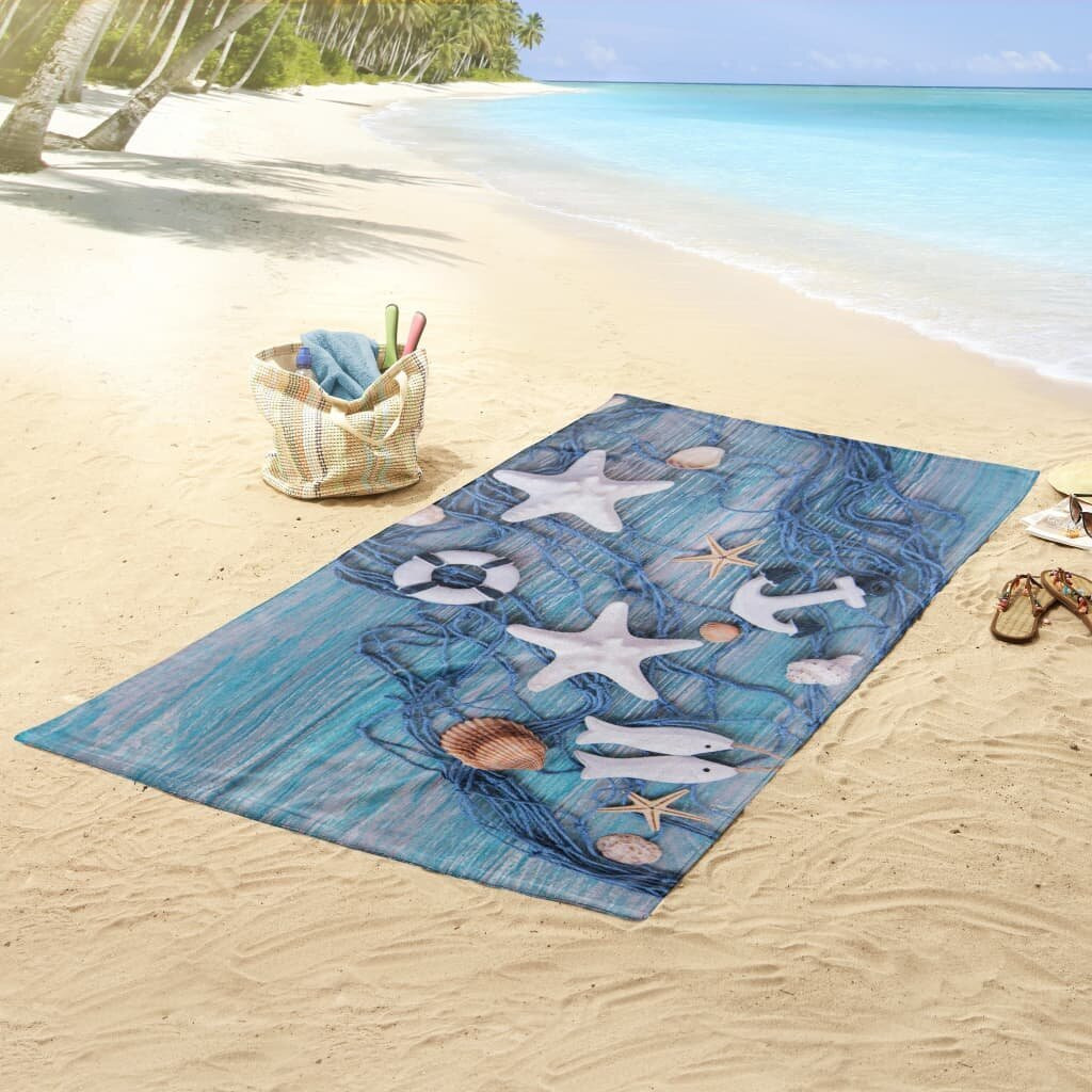 Good Morning Beach Towel Kevin 100 x 180cm Blue