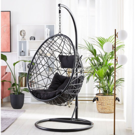 Rex Rattan Swing Chair with Stand