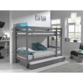 Pino Cot Bed / Toddler (70 x 140cm) Drawer Bunk Bed by Vipack