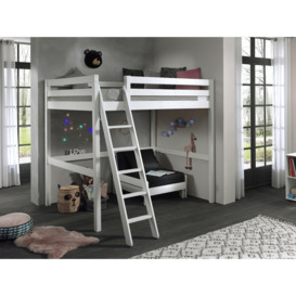 Pino Cot Bed / Toddler (70 x 140cm) Loft Bed Bed by Vipack