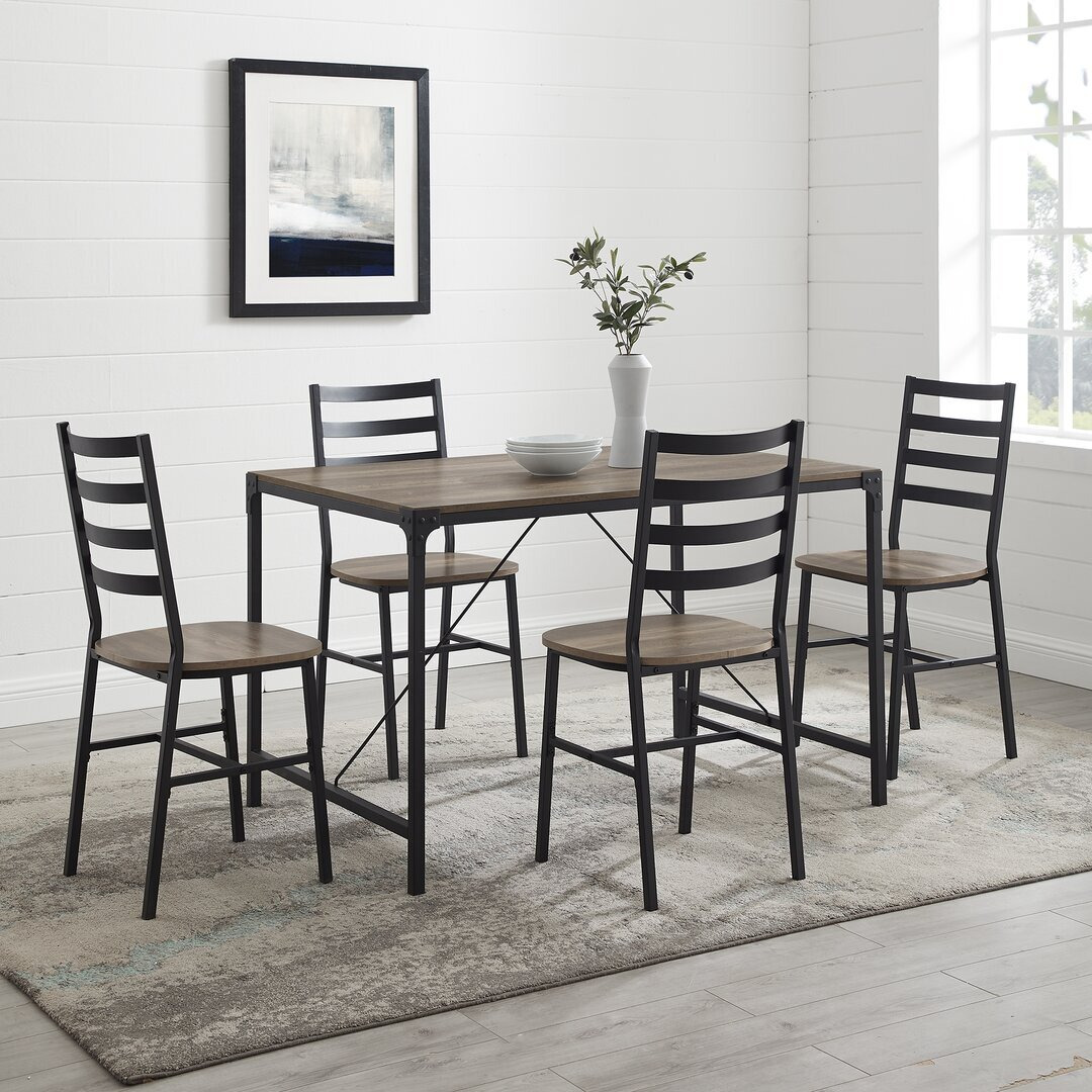 Enrique Dining Set with 4 Chairs