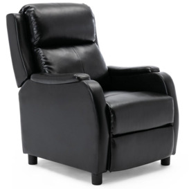 Renovo 67Cm Wide Faux Leather Manual Standard Recliner