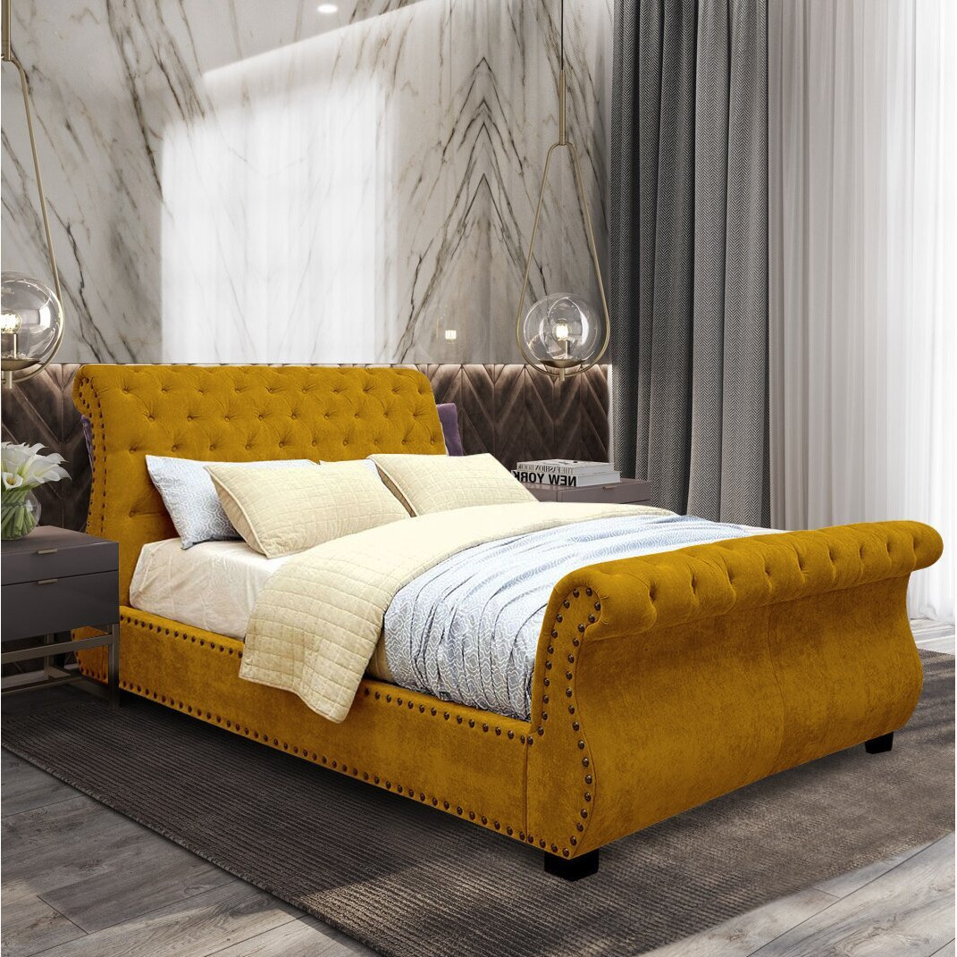 Coury Upholstered Bed Frame
