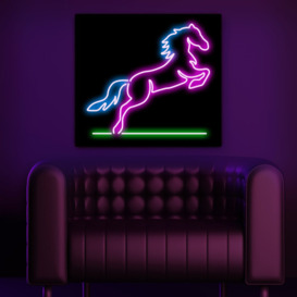 Neon Sign Light Stallion Home/Wall Decor