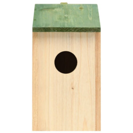 Bird Houses Solid Firwood 12x12x22 cm