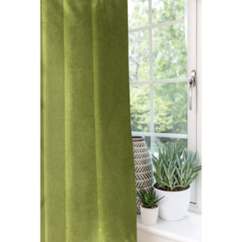 Symple Stuff Matt Velvet Curtains 2 Panels - Spice Orange Red Luxury Soft Made To Order Curtains & Drapes - Cotton Pencil Pleat Blackout Lined Width 1