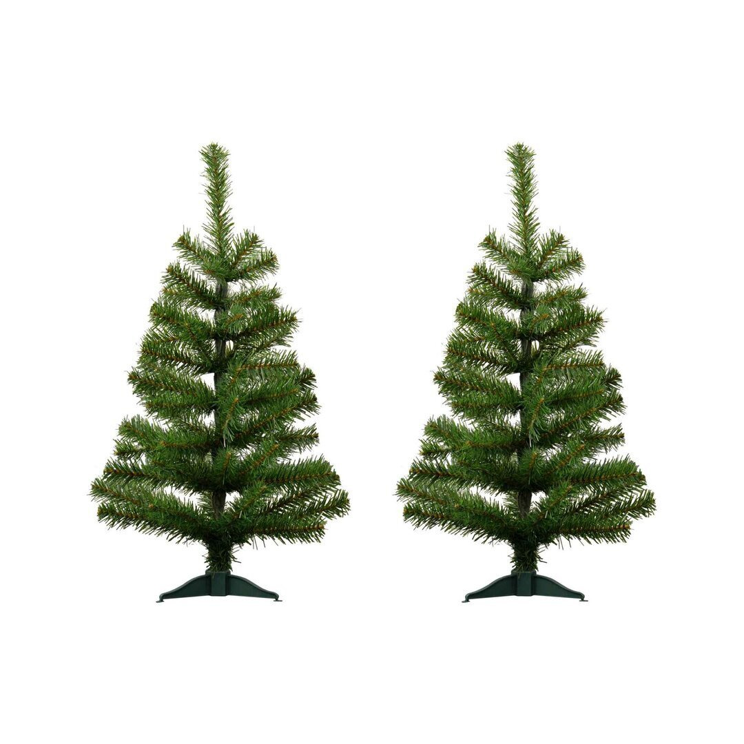 2ft Pine Artificial Christmas Tree with Stand