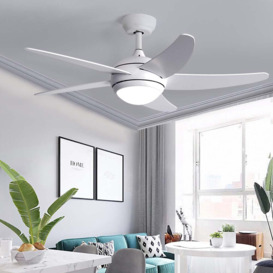 Cheryl-Ann 5 Blade LED Ceiling Fan with Remote