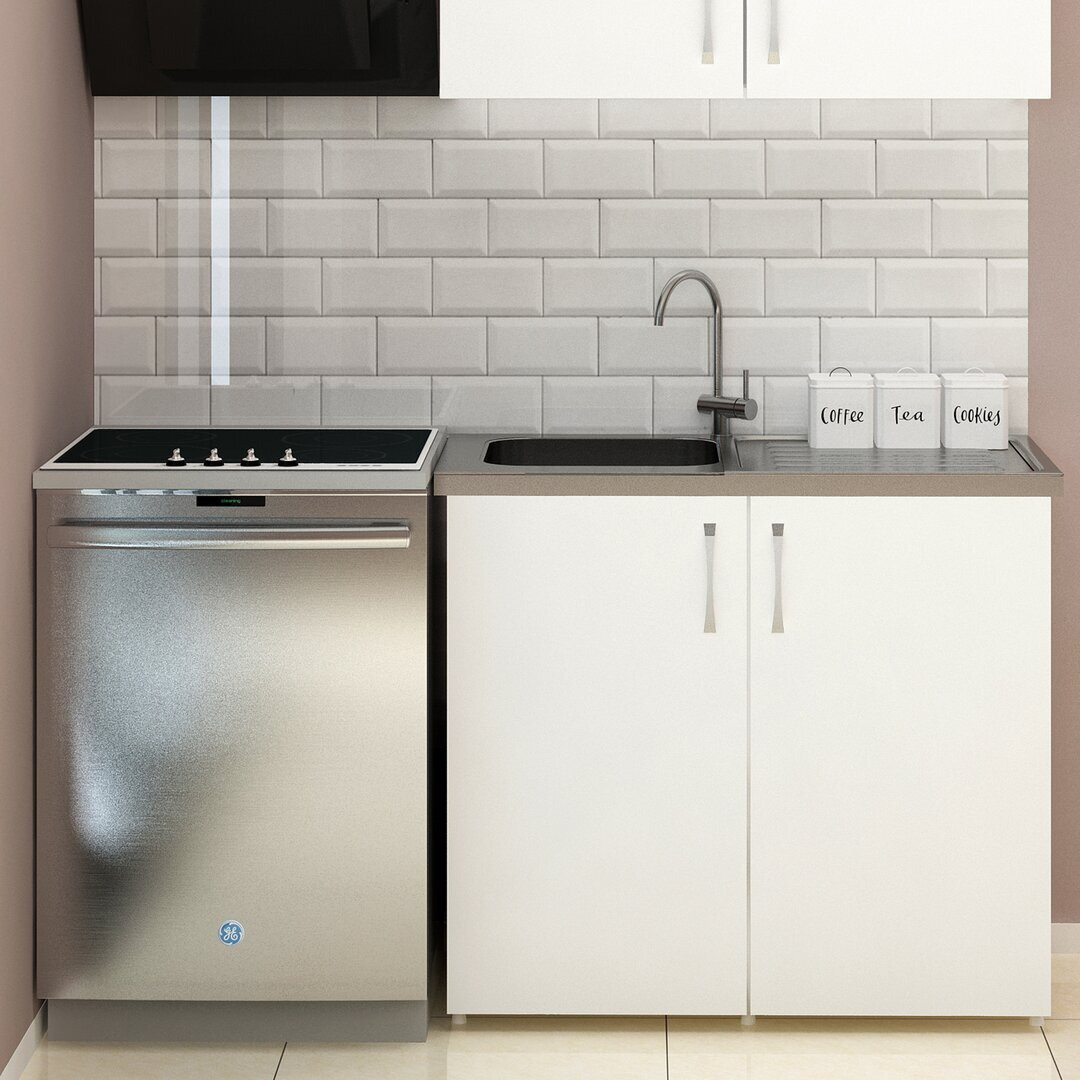 Anjelita 90Cm H x 100Cm W x 50Cm D Sink Cabinet