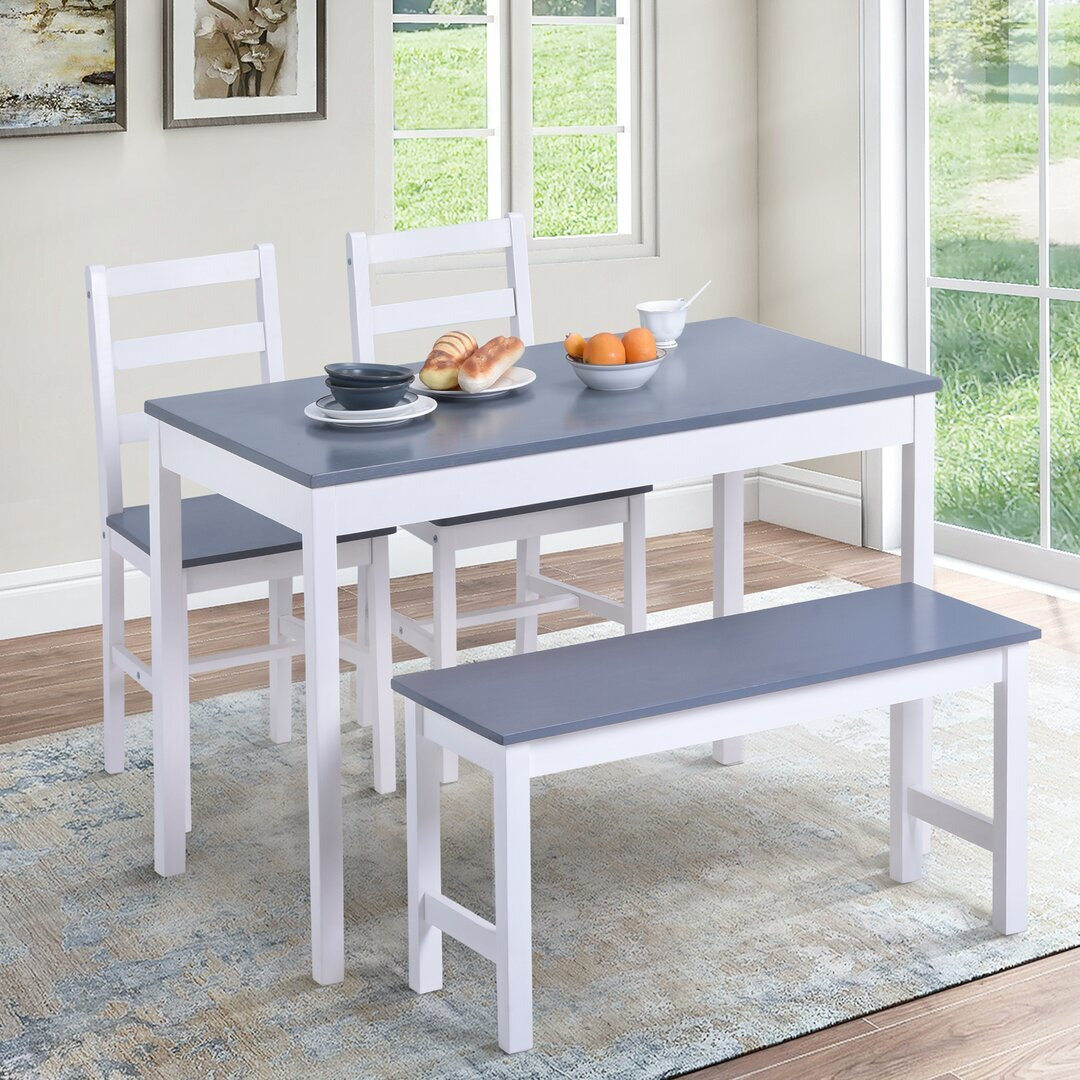 Sonora 4 - Person Pine Solid Wood Dining Set