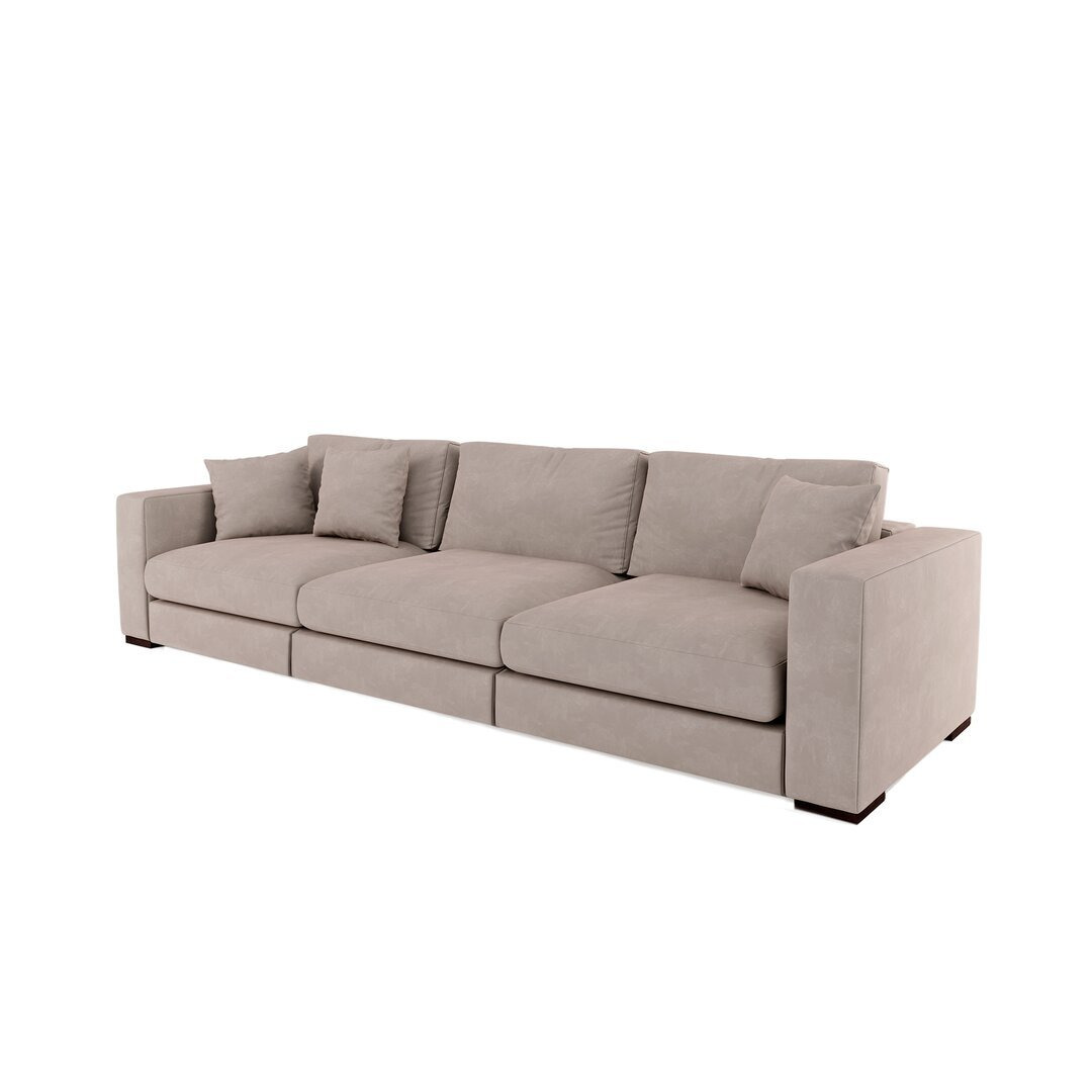 Daneen 300Cm Tuxedo Arm Sofa by Wayfair