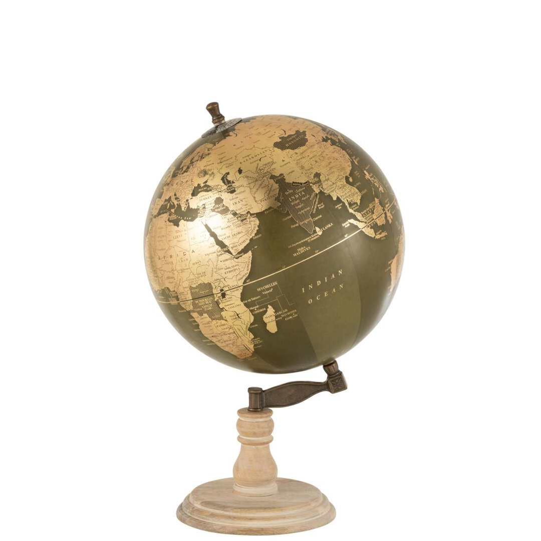 World on Foot Floor Globe