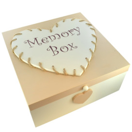 Cream & Brown Rope Box Memory