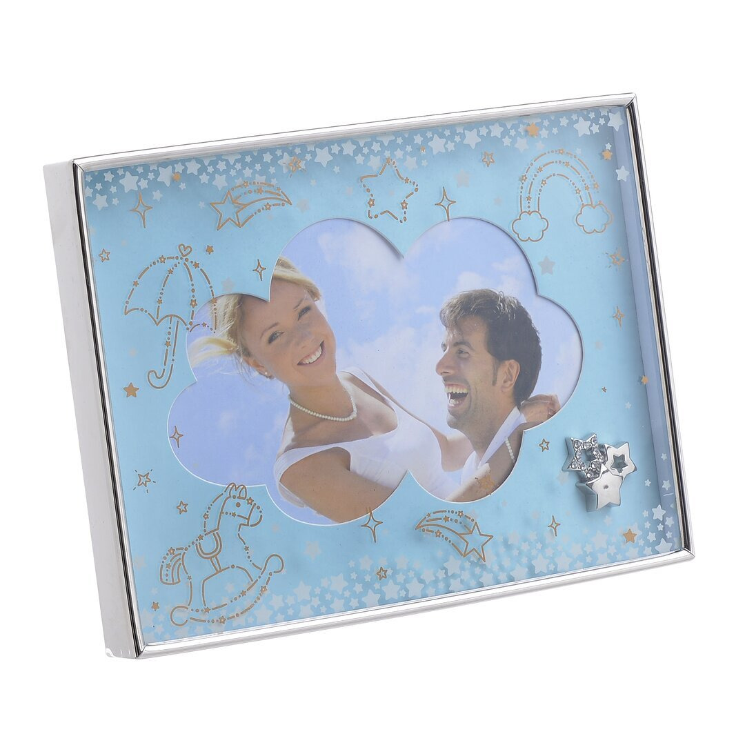 "Porthleven 4"" x 6"" Silver Plated Metal Single Picture Frame"