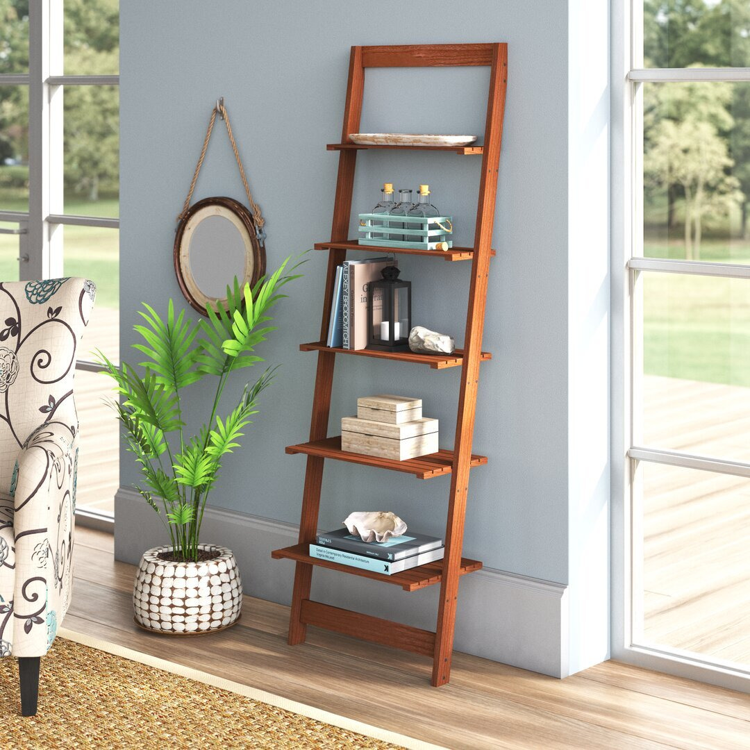 Blue Elephant Ladder Bookcase