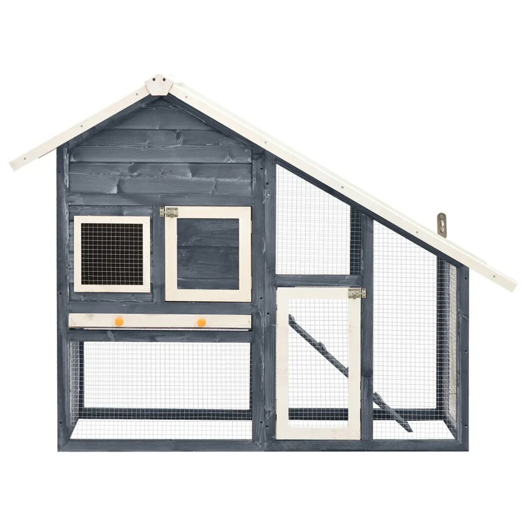 Cueto Weather Resistant Rabbit Hutch with Ramp