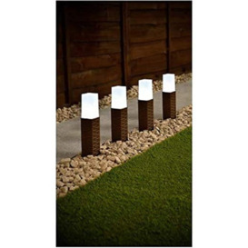 Brickerville Brown Solar Powered Integrated LED Pathway Lights
