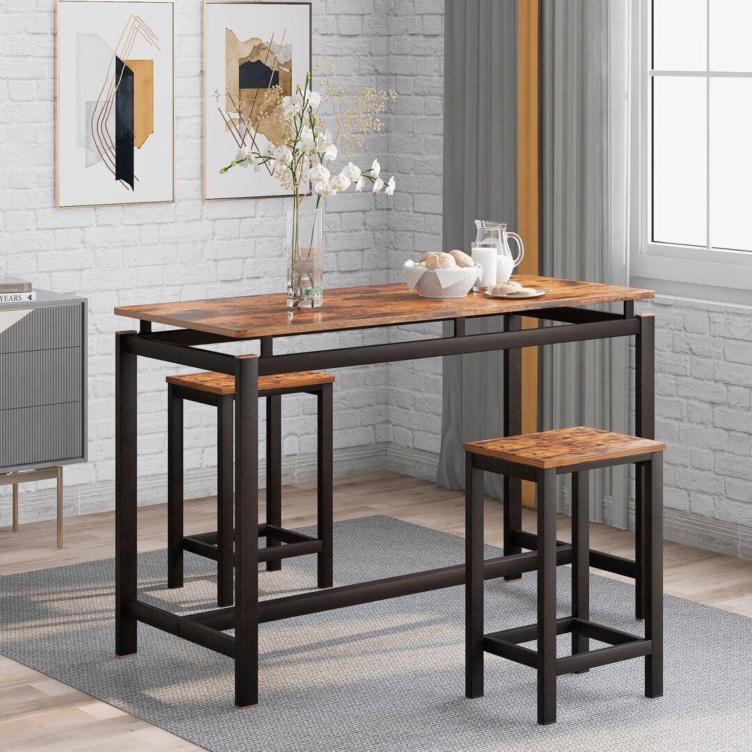 Hallettsville 2 - Person Counter Height Dining Set