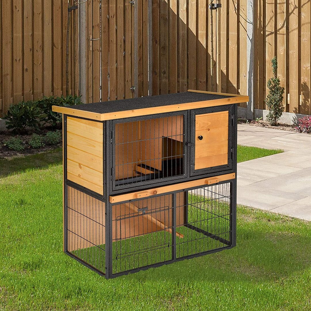 Dalke Weather Resistant Rabbit Hutch with Ramp