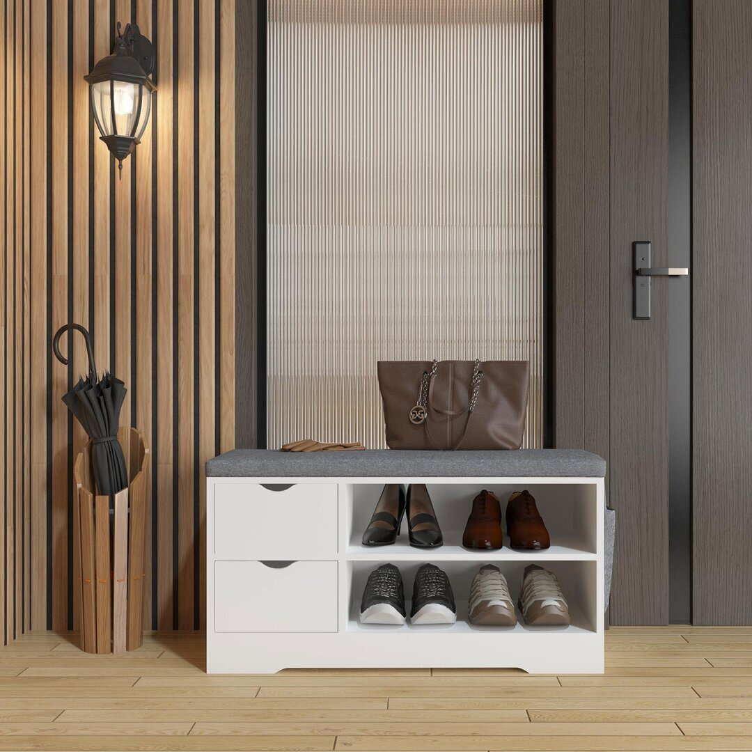 6 Pair Stackable Shoe Storage Bench
