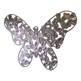 Small Metal Butterfly Design Wall Décor