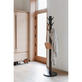 Solid Wood 9 - Hook Freestanding Coat Stand
