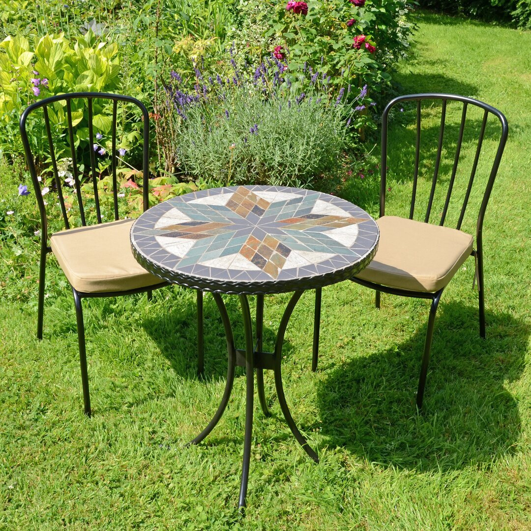 Montilla 2 Seater Bistro Set with Cushions