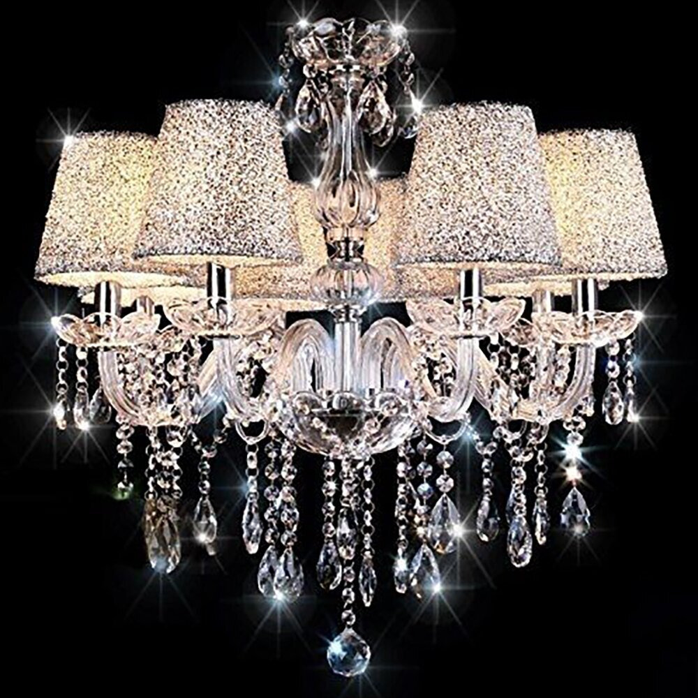 Kiska 6-Light Crystal Chandelier