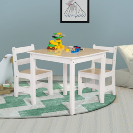 Laclede Kids 3 Piece Square Play Table and Chair Set