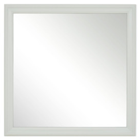 Mizer Framed Mounts to Dresser Mirror in Light Grey