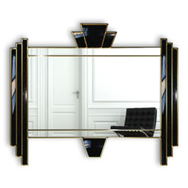 Stannard Metal Framed Wall Mounted Accent Mirror in Gold