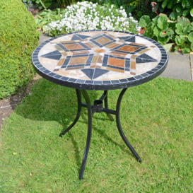 DARWIN Garden Stone Mosaic Bistro Table