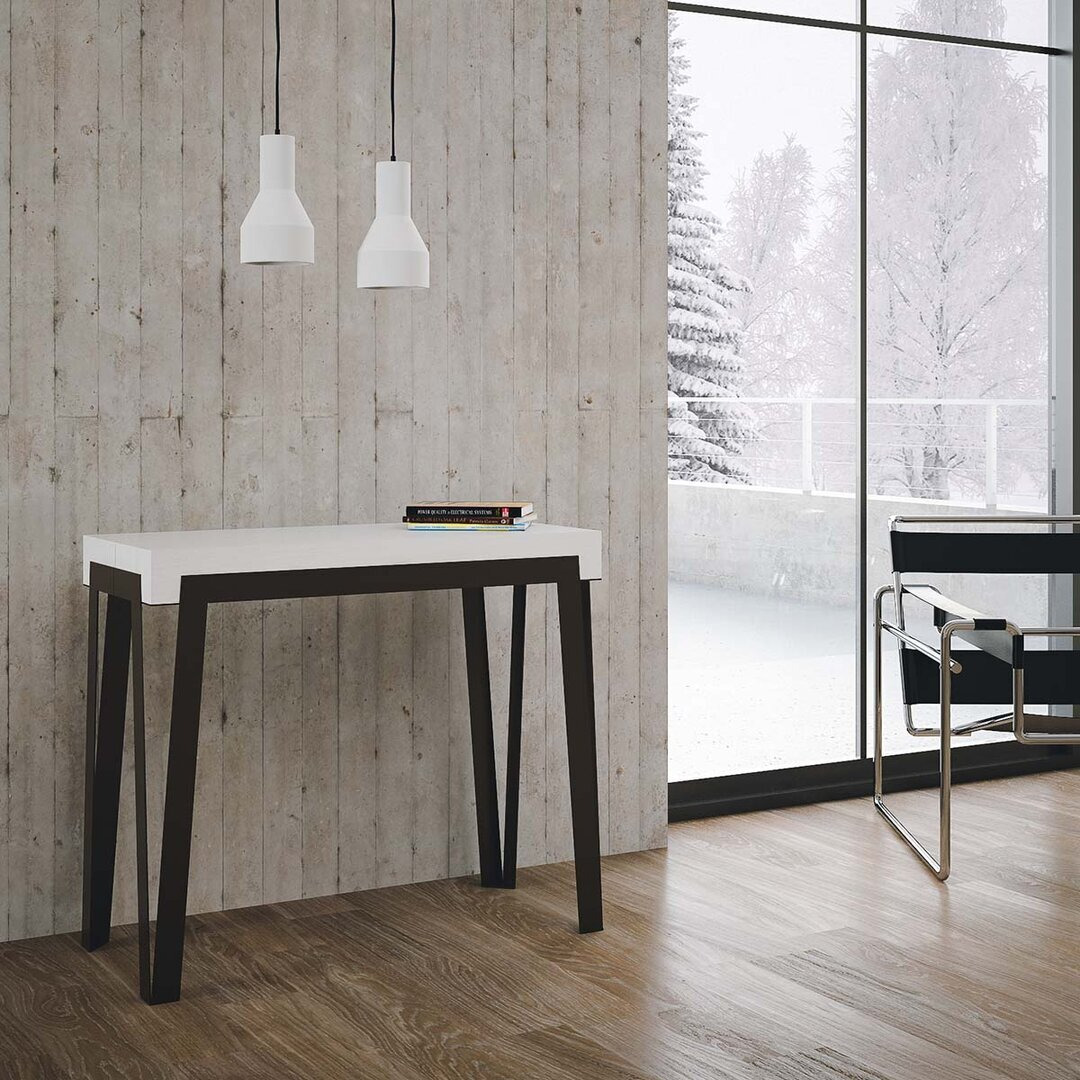 Extending Console Table 90x40/196 cm Rio Small Premium with Rust Effect Structure