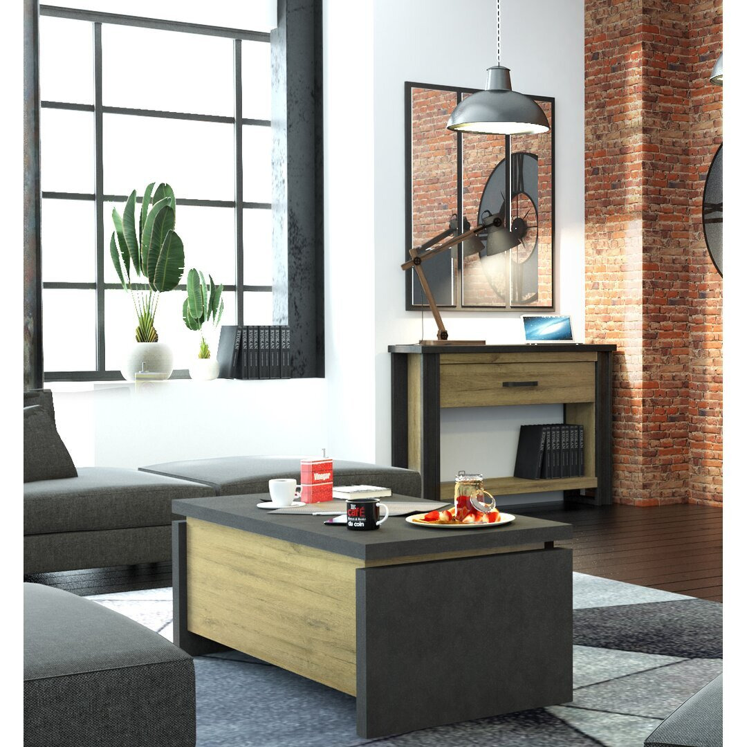 Ahsan Lift Top Solid Coffee Table with Storage