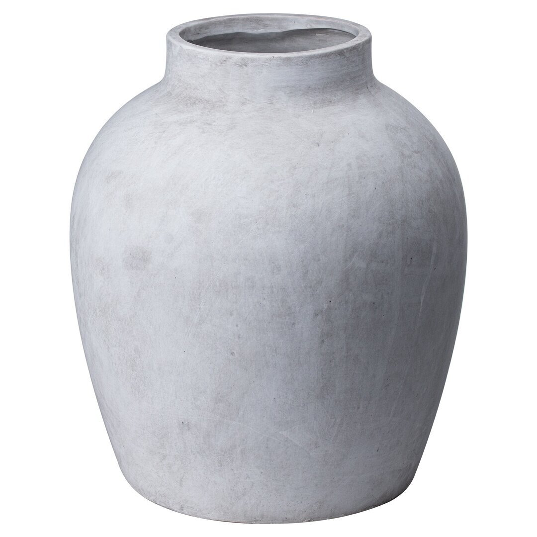 Guiliaine Light Grey 36Cm Ceramic Table Vase