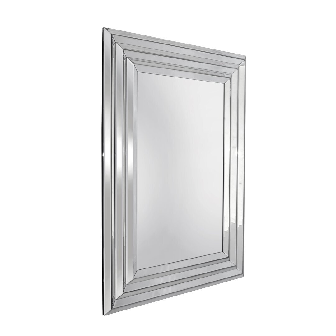 Jamiya Flat Glass Framed Wall Mounted Accent Mirror