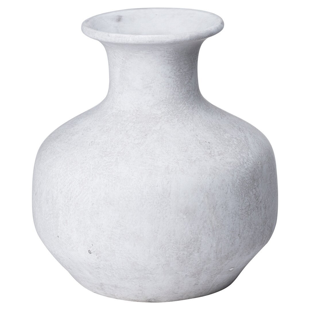 Guiliaine Off White 26Cm Ceramic Table Vase