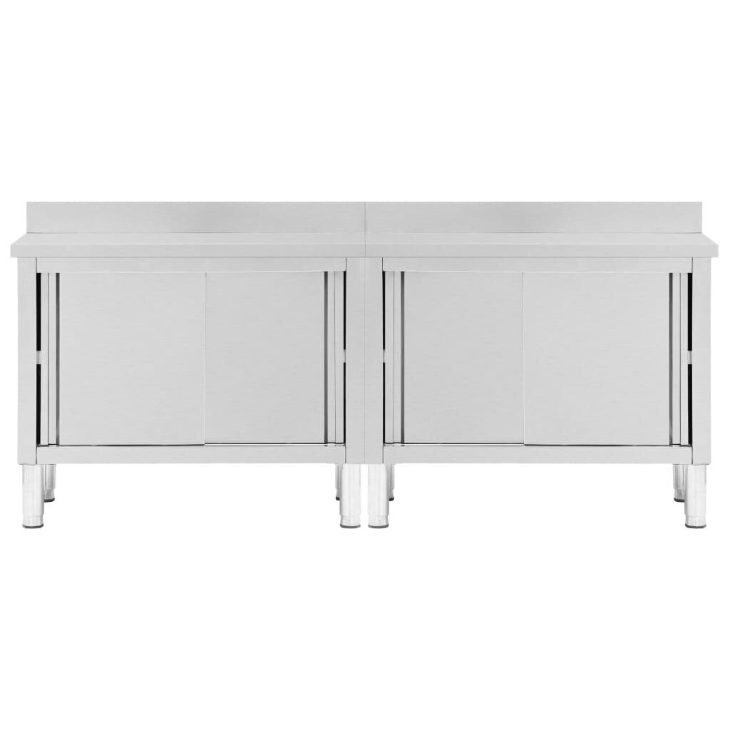 Biraghi 120cm Stainless Steel Kitchen Island