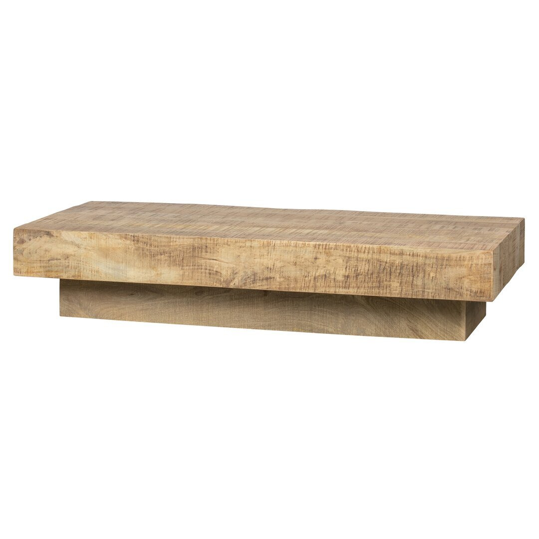 Dent Solid Wood Block Coffee Table