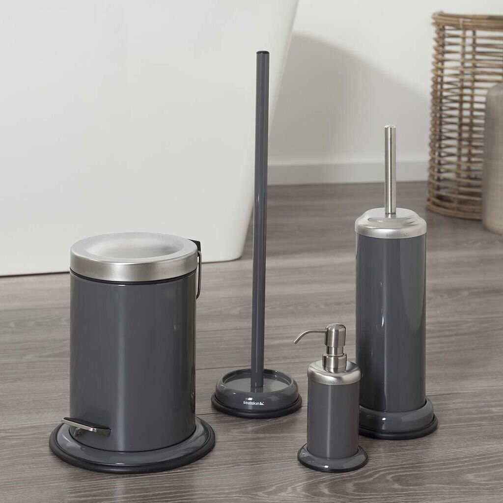 Sealskin Toilet Brush and Holder Acero