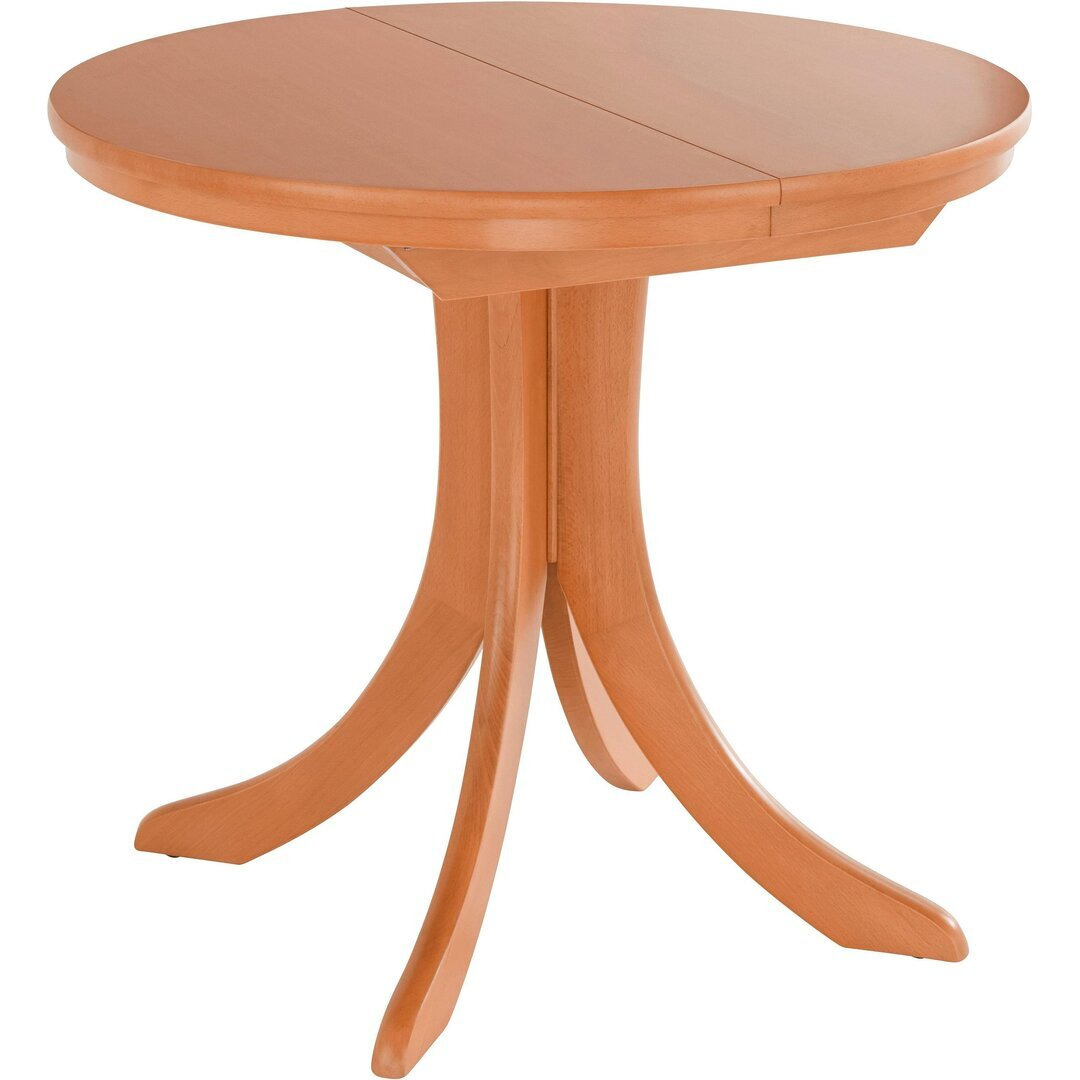 Prede Extendable Butterfly Leaf Beech Pedestal Dining Table