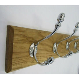 Peavine Solid Wood 8 - Hook Wall Mounted Coat Rack