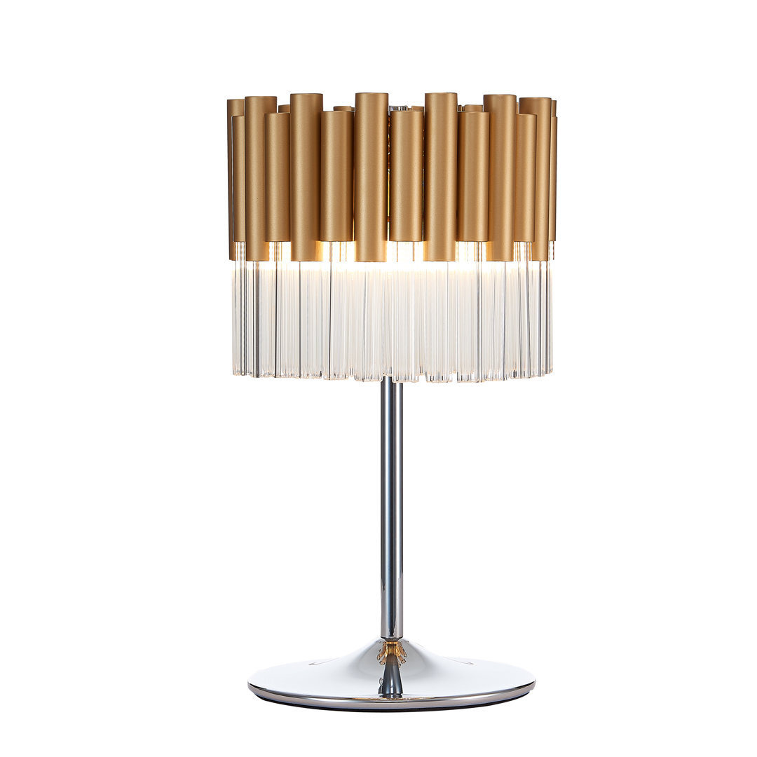 Zada 40.6Cm Chrome Table Lamp