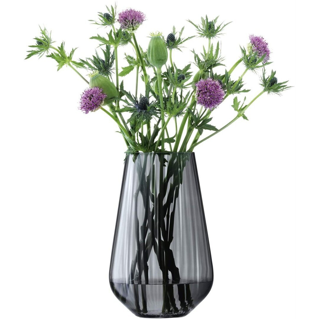Athyrium Transparent 28Cm Glass Table Vase