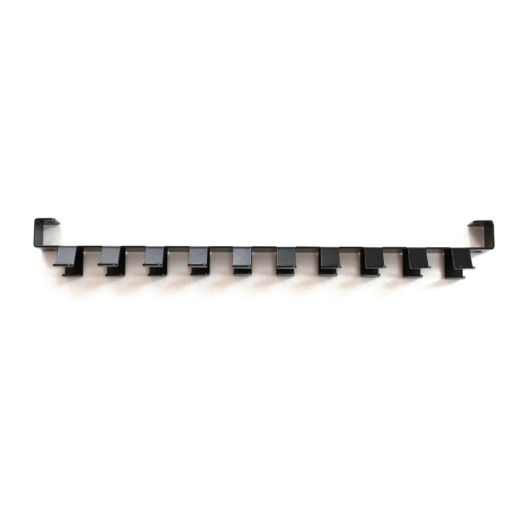 Patillo 20 - Hook Wall Mounted Coat Rack in Black