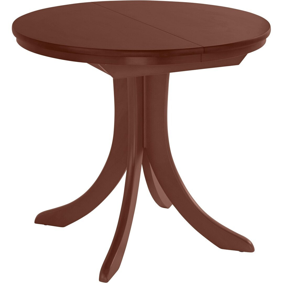 Prouty Extendable Butterfly Leaf Cherry Pedestal Dining Table