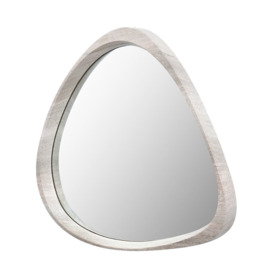 Ramford Novelty Framed Wall Mounted Accent Mirror in Grey