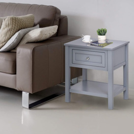 Nabil Side Table with Storage